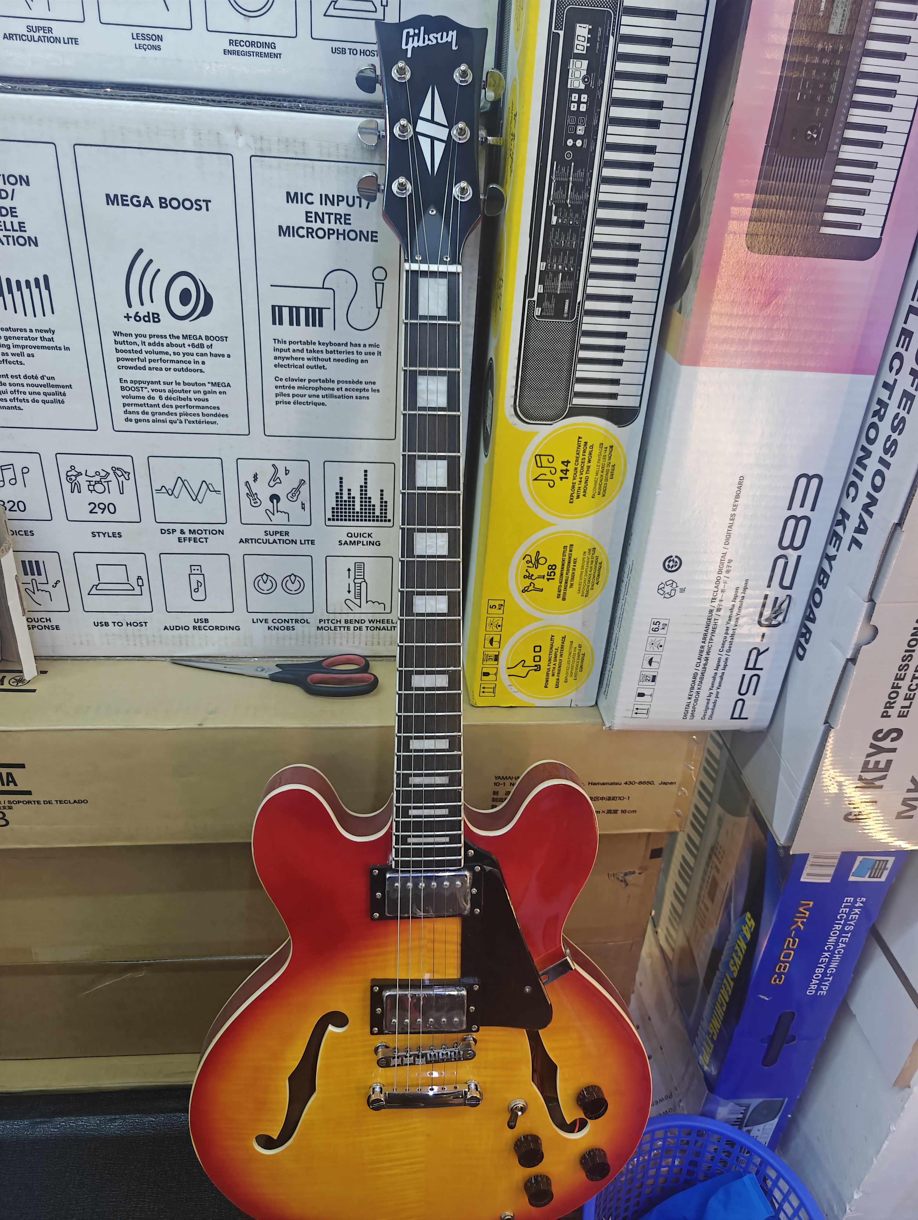Gibson semi hollow electric guitar